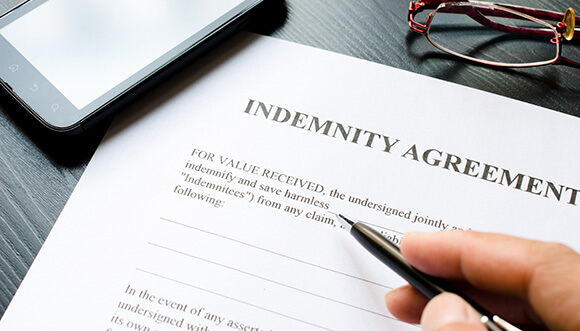 Professional indemnity insurance and contractual requirements