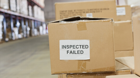 Inspected products to reduce product liability risk